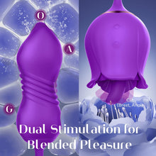 Load image into Gallery viewer, Mooligirl™ Ada - Wild Rose Triple Stimulator -Purple